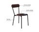 Cadeira Vintage Coz Courino Café, brown | WestwingNow