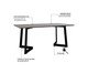 Mesa de Jantar Toronto Off White, white | WestwingNow