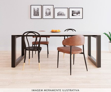 Mesa de Jantar Bronx Branco TX | Westwing
