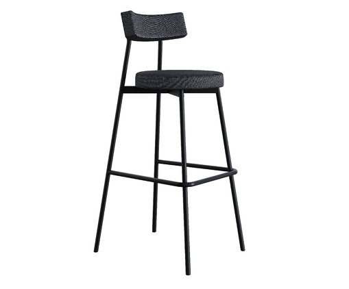 Banqueta Alta Stout Grafite Corriente, grey | WestwingNow