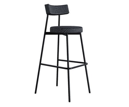 Banqueta Alta Stout Grafite Corriente | Westwing