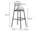Banqueta Alta Stout Courino Saturno Off White, white | WestwingNow