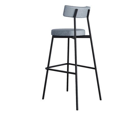 Banqueta Alta Stout Cinza Corriente | Westwing