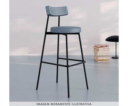 Banqueta Alta Stout Cinza Corriente | Westwing