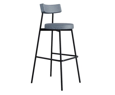 Banqueta Alta Stout Cinza Corriente | Westwing