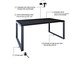 Mesa de Jantar Queens Preta, black | WestwingNow