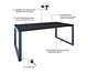 Mesa de Jantar Queens Preta, black | WestwingNow