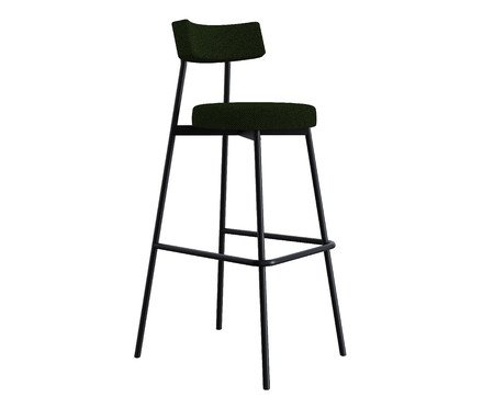 Banqueta Alta Stout Etnico Verde Selva | Westwing
