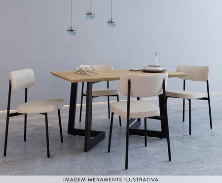 Mesa de Jantar Toronto Ciliegio | Westwing