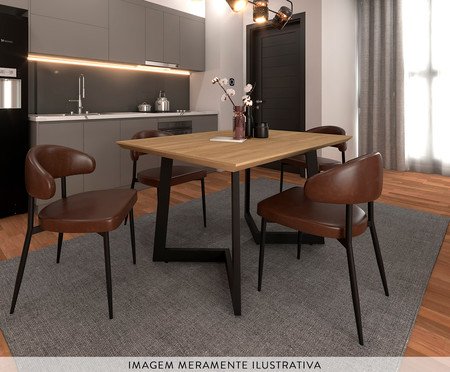 Mesa de Jantar Toronto Ciliegio | Westwing