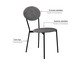 Cadeira Vintage Elipse Névoa Prata City, grey | WestwingNow