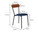 Cadeira Vintage Coz Azul Jeans City Caramelo, blue | WestwingNow