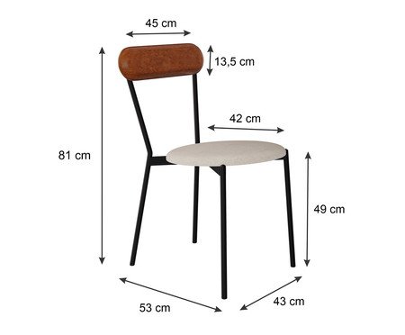 Cadeira Vintage Coz Areia Light City Caramelo | Westwing