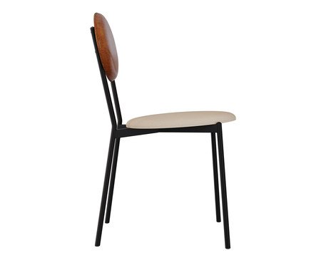 Cadeira Vintage Elipse Areia Light City Caramelo | Westwing