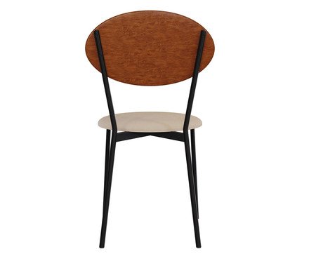 Cadeira Vintage Elipse Areia Light City Caramelo | Westwing