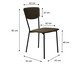 Cadeira Vintage Retrô Veludo Sand, brown | WestwingNow