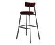 Banqueta Alta Stout Boucle Bordô, red | WestwingNow