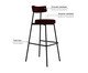Banqueta Alta Stout Boucle Bordô, red | WestwingNow