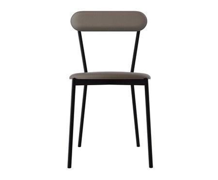 Cadeira Vintage Coz Courino Venus Cinza | Westwing