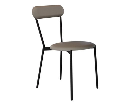 Cadeira Vintage Coz Courino Venus Cinza, grey | WestwingNow