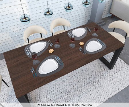 Mesa de Jantar Bronx Terracota | Westwing