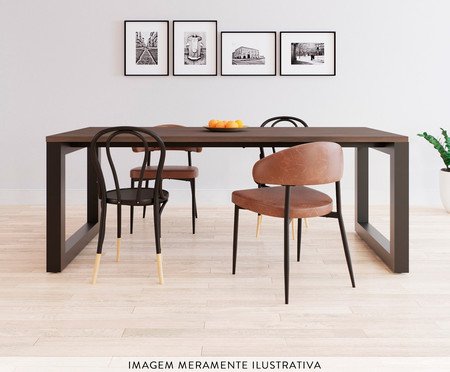 Mesa de Jantar Bronx Terracota | Westwing
