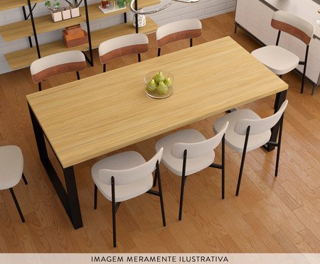 Mesa de Jantar Queens Vermont Oak | Westwing