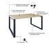 Mesa de Jantar Queens Vermont Oak, beige | WestwingNow
