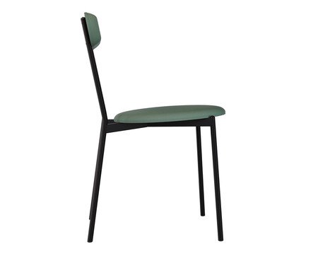 Cadeira Vintage Coz Courino Urano Verde Sálvia | Westwing