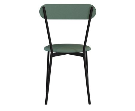Cadeira Vintage Coz Courino Urano Verde Sálvia | Westwing