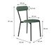 Cadeira Vintage Coz Courino Urano Verde Sálvia, green | WestwingNow