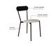 Cadeira Vintage Coz Areia Light City Preto, black | WestwingNow