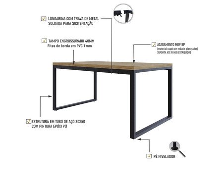 Mesa de Jantar Yon Vermont Oak | Westwing
