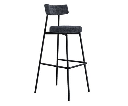 Banqueta Alta Stout Boucle Nuvem | Westwing
