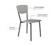 Cadeira Vintage Retrô Courino Saturno Off White, white | WestwingNow