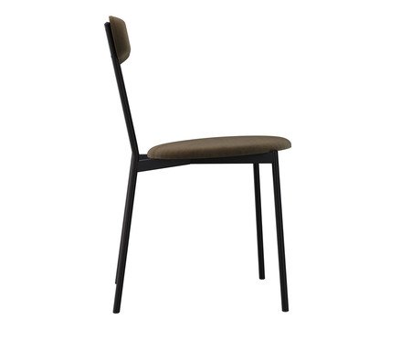 Cadeira Vintage Coz Veludo Sand | Westwing