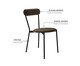 Cadeira Vintage Coz Veludo Sand, brown | WestwingNow