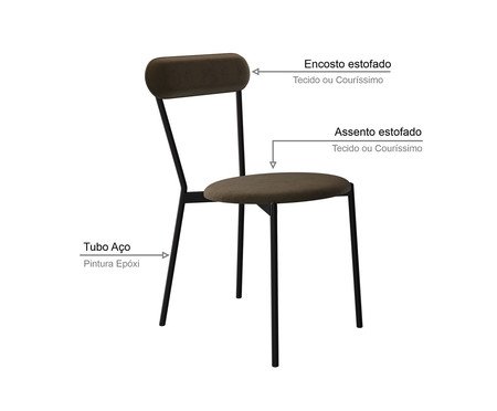 Cadeira Vintage Coz Veludo Sand | Westwing