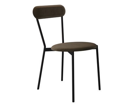 Cadeira Vintage Coz Veludo Sand | Westwing