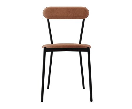Cadeira Vintage Coz Veludo Nude | Westwing