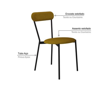 Cadeira Vintage Coz Mostarda City | Westwing