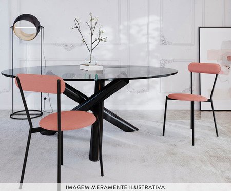 Cadeira Vintage Coz Tulipa Rosê City | Westwing