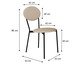 Cadeira Vintage Elipse Areia Light City, beige | WestwingNow