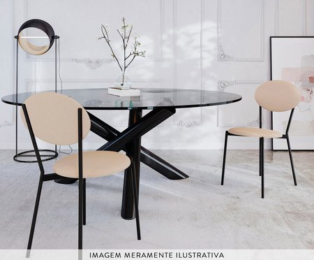 Cadeira Vintage Elipse Areia Light City | Westwing