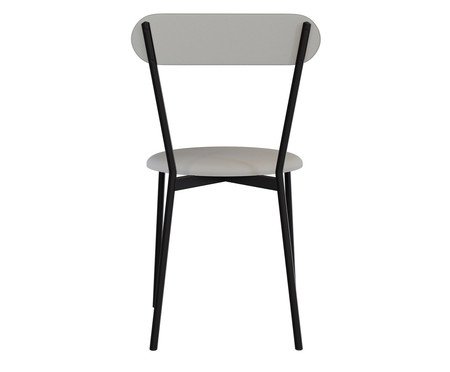 Cadeira Vintage Coz Courino Saturno Off White | Westwing