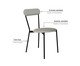 Cadeira Vintage Coz Courino Saturno Off White, white | WestwingNow
