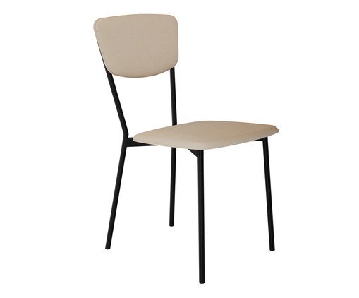 Cadeira Vintage Retrô Areia Light City, beige | WestwingNow