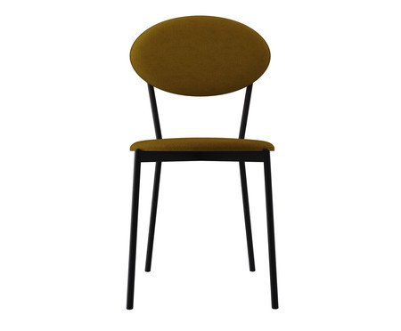 Cadeira Vintage Elipse Mostarda City | Westwing