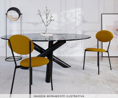 Cadeira Vintage Elipse Mostarda City | Westwing