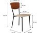 Cadeira Vintage Retrô Areia Light City Caramelo, brown | WestwingNow